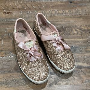 Keds x Kate Spade Champion Glitter (Rose Gold)